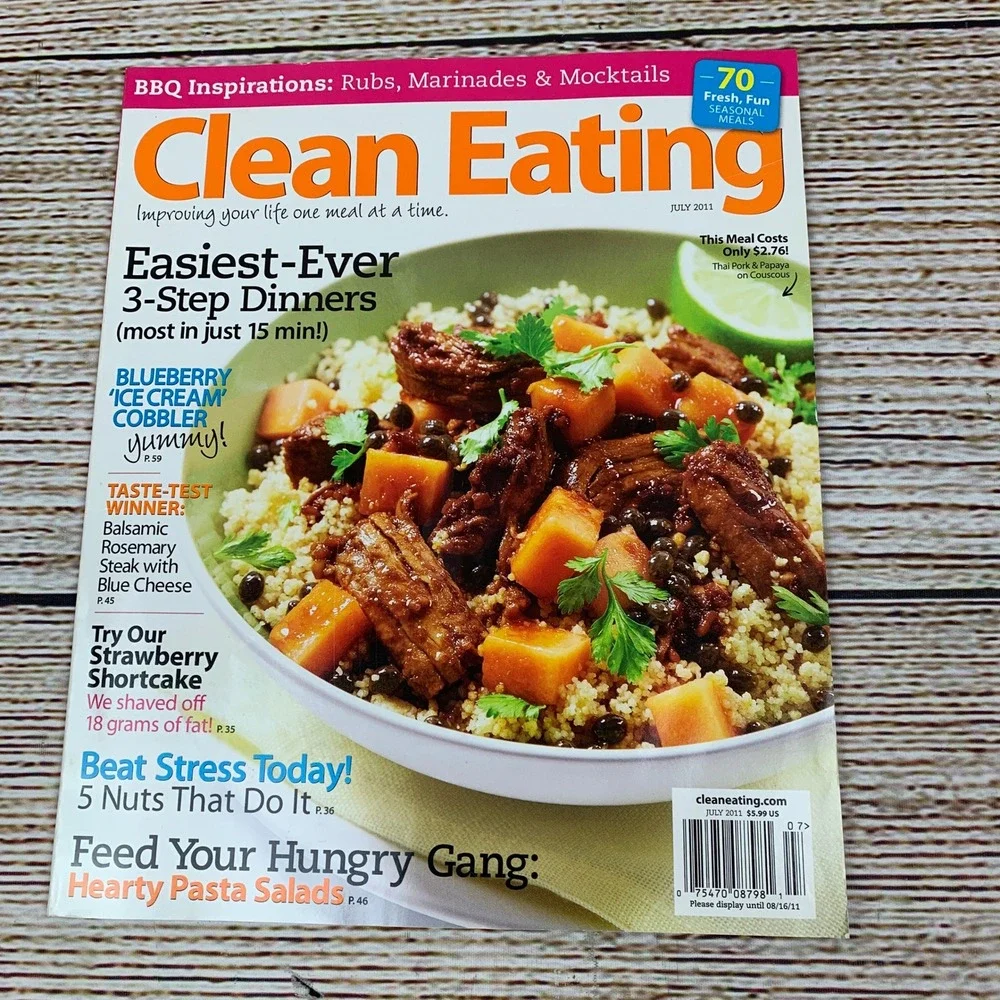 Clean Eating Magazine [July 2011]‎ Recipes Healthy Food Lifestyle